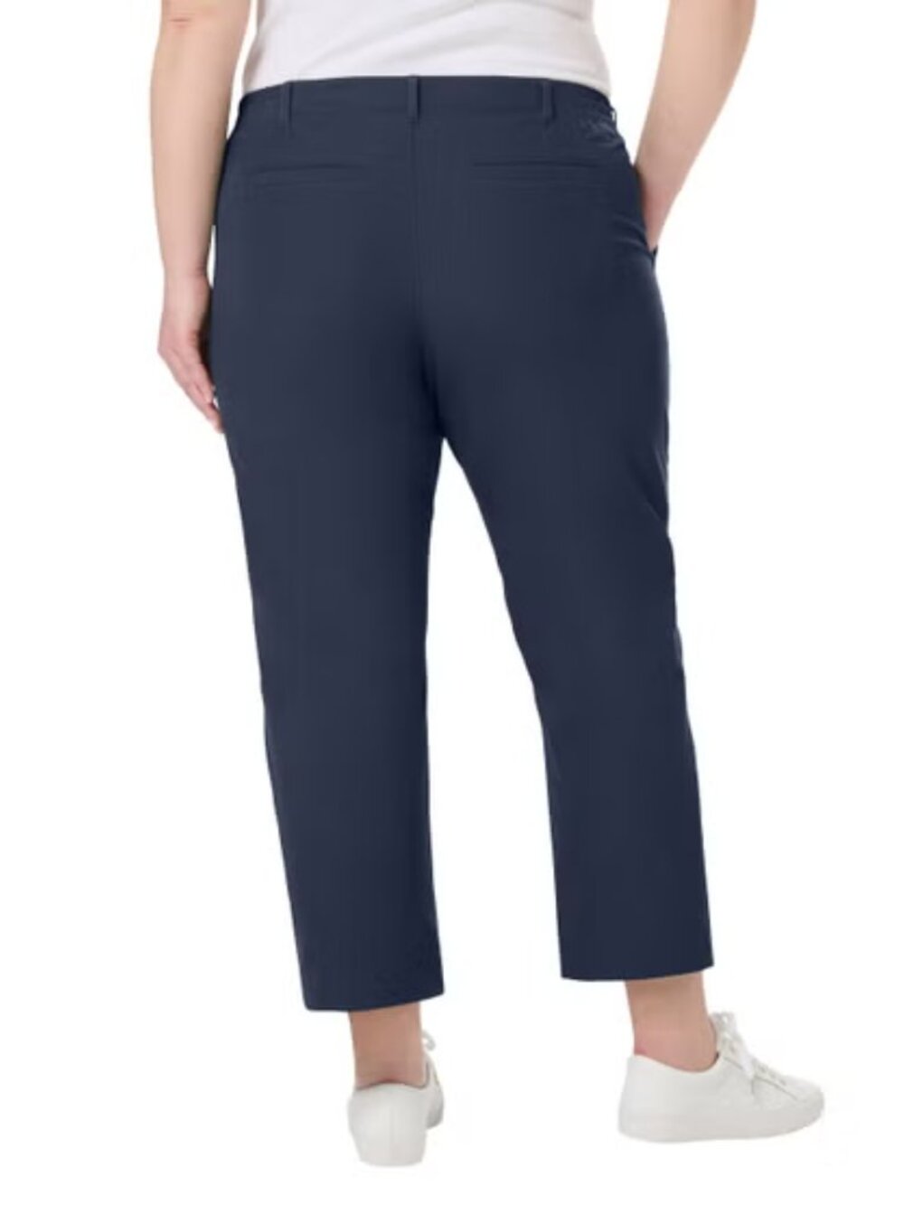 Kirkland Signature Women's Travel Ankle Pant, Navy - Picture 4 of 12